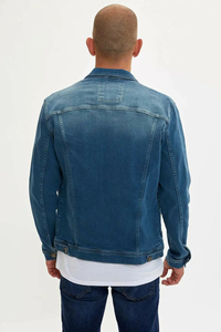 Custom <b>Men's</b> Denim Jacket Vintage Washed <b>Jeans</b> Jacket Streetwear Slim Fit Casual Fashion High Quality OEM Wholesale - Product Image 6