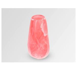 Vase en verre d'albâtre en résine époxy de qualité supérieure, vase décoratif en résine blanche à tourbillons, soufflé à la main, décoration d'intérieur au meilleur prix - Product Image 1