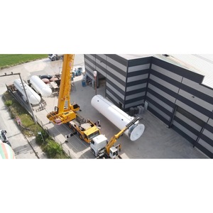 ถังเก็บก๊าซ LNG แบบแช่แข็งสำหรับสถานีเติมก๊าซ LNG และการจ่ายก๊าซในโรงงาน ขนาด 1-200 ลูกบาศก์เมตร แบบผนังสองชั้นสุญญากาศ ฉนวนสแตนเลส - Product Image 1