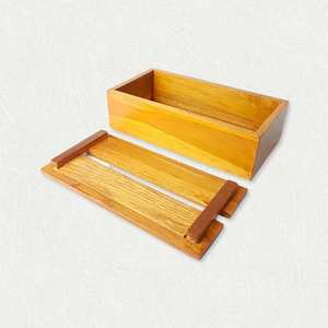 Caja de Pañuelos de Madera de Nogal de Lujo |   Portarrollos de Papel de Madera para Baño y Sala de Estar |   Estuche de Almacenamiento de Escritorio Moderno y Duradero |   Decoración del Hogar - Product Image 1