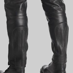 Personalizada de cuero pent Hombres Peso pesado pent cuero Tallas grandes Streetwear Logotipo personalizado Hombres pent Factory - Product Image 5