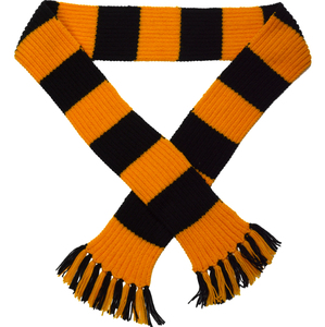 Écharpe de sport en tricot acrylique coupe-vent, cache-cou pour supporter de football, écharpe tricotée pour supporters d'équipe, équipement de soutien pour les jours de match universitaires - Product Image 2