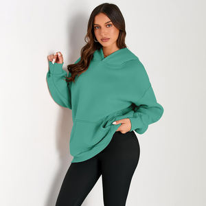 Nardon ropa al por mayor personalizado flor bordada invierno sudaderas con capucha de gran tamaño pulóver sudaderas 100% algodón transpirable mujeres - Product Image 1