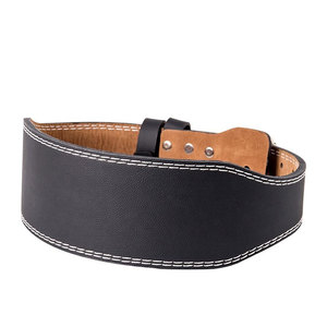 Ceinture de gymnastique en cuir personnalisée de haute qualité Fitness boucle d'entraînement de levage de puissance ceinture d'haltérophilie personnalisée OEM - Product Image 1