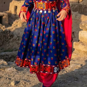 Low MOQ Custom Sizes & Colors Handmade Kuchi Afghan Dress <b>for</b> Women Top Selling Lightweight Breathable Afghani Dress <b>for</b> Adults - Product Image 6