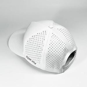Casquette de golf unisexe à 5 panneaux, tissu imperméable, séchage rapide, découpe laser respirante, pour le sport de golf en plein air - Product Image 2