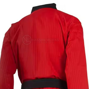 Uniforme de Taekwondo Deportivo para Hombre Adulto, Logotipo Frontal, 100% Algodón, Transpirable y de Secado Rápido, Talla Personalizable - Product Image 5