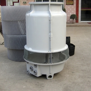 Torre de Enfriamiento Industrial Mini de Tipo Abierto, de Alta Temperatura, Redonda, de Flujo Contrario, de FRP, con Motor y Ventilador - Product Image 1