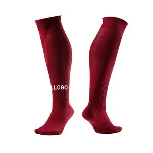 Chaussettes de football antidérapantes pour hommes, logo personnalisé du fabricant OEM, chaussettes de sport, chaussettes de sport athlétiques, chaussettes de football en spandex/polyester - Product Image 2