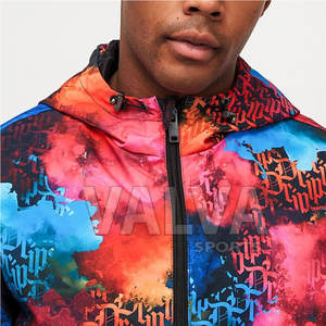 Chaqueta Cortavientos de Invierno de Alta Calidad para Hombre, Cuello Alto, Cierre de Cremallera, Servicio OEM, Transpirable, Impermeable, con Bolsillos - Product Image 5