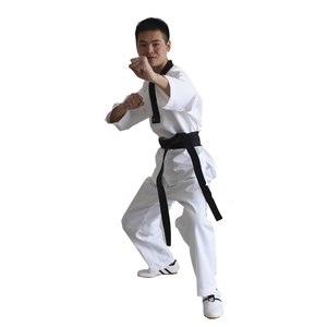 Uniforme de Karate Personalizado de Algodón Orgánico, Uniformes de Artes Marciales, Taekwondo para Adultos, Logotipo Personalizado, Tela de 300g, Unisex 2023 - Product Image 1
