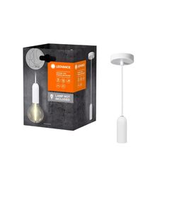 Lampada a sospensione in acciaio bianco 1xE27 Rotonda 1906 (Ledvance 092565) - Product Image 2