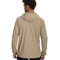 Veste bomber à capuche pour homme, imperméable, en softshell, motif haute densité personnalisable, style streetwear, du fabricant direct