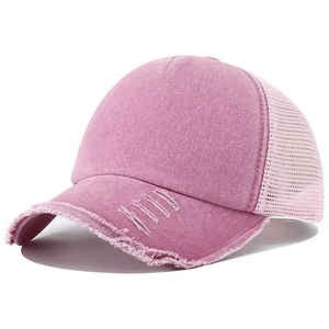 Vente en gros de chapeaux de camionneur simples faits sur commande pour adultes personnalisés à bas quantité minimale de commande style sportif durable vente de chapeaux de camionneur en plein air - Product Image 1