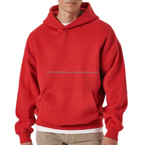 Sudadera con Capucha Extra Grande de Felpa Francesa de Gran Peso Más Vendida para Hombre, Sudaderas con Capucha y Hombros Caídos para Invierno - Product Image 1