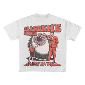 Camiseta de Hombre de Algodón 100% con Lavado Ácido, Corte Regular, Impresión Digital DTG Personalizada, Microfibra Gruesa de 300g, Secado Rápido y Transpirable - Product Image 2