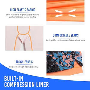 Pantalones cortos atléticos de verano para hombre, pantalones cortos deportivos transpirables de secado rápido con bolsillos para trotar, Fitness, escalada - Product Image 3