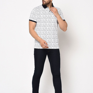 Polo pour hommes Conception OEM Séchage rapide Hauts respirants Polo de haute qualité pour hommes Vêtements en coton et polyester mélangés - Product Image 5