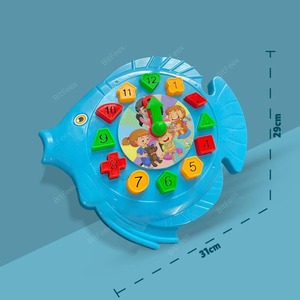 Durable educativo Montessori bebé aprendizaje reloj enseñanza ayuda juguetes para niños preescolar aprendizaje recurso regalo juegos para niños - Product Image 3