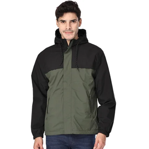 Veste en nylon à capuche légère et imperméable pour hommes, veste de survêtement coupe-vent respirante pour la pêche, la randonnée, veste personnalisée - Product Image 6