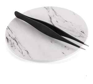 Pinces professionnelles de qualité supérieure en acier inoxydable, pointe pointue, pointes en fibre pour le façonnage des sourcils, l'extension des cils, personnalisables - Product Image 3
