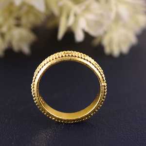 Anillo Chapado en Oro de 18K, Diseño Coreano Simple y Minimalista para Mujer, Accesorio Moderno para Bodas y Fiestas, Venta al por Mayor - Product Image 5