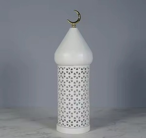 Ensemble de décoration de table Mosquée de la Lune à finition brillante, pour l'Aïd, le Ramadan, Thanksgiving, festival musulman, pièce d'art islamique personnalisée pour la maison - Product Image 4