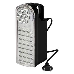 Lampe d'urgence portable noire PP3300 avec multi-LED 150+25 lm pour les situations d'urgence - Product Image 1