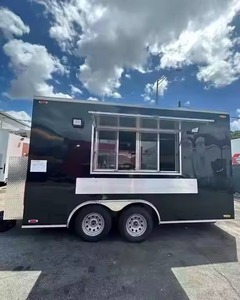 Bus en acier inoxydable Friteuse Fast Food Trucks Street Remorque alimentaire mobile avec des équipements de cuisine complets - Product Image 6