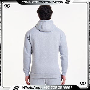 Offre Spéciale sweats à capuche confortables pour hommes pour l'hiver Street Wear personnalisé différentes couleurs brodées perlées Techniques fermeture éclair - Product Image 3