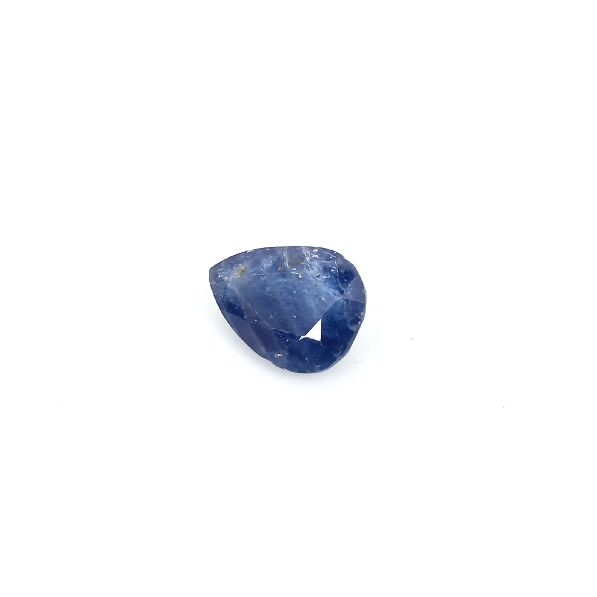Blauer Saphir 8x6mm Perlens chliff 1,30 ct loser Edelstein zur Herstellung von Schmuck