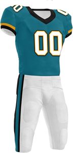 Uniforme de fútbol americano hecho a medida para jóvenes y hombres, ropa deportiva de equipo, tela transpirable de sublimación completa disponible - Product Image 3