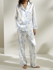 Thoáng Khí Hữu Cơ Bông Đồ Ngủ Cho Phụ Nữ Mềm Loungewear Set Sinh Thái Bền Vững Ngủ Nhà Sản Xuất Việt Nam - Product Image 6