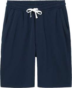 2024 hombres Casual sólido 100% algodón Jersey cordón pantalones cortos de alta calidad transpirable gimnasio playa correr pantalones cortos superventas al por mayor - Product Image 1