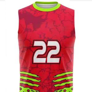 Sports Wear Polyester Material Made 7 <b>on</b> 7 Uniform High Quality Custom Logo Quick Dry 7 <b>on</b> 7 Jersey <b>Set</b> For Unisex - Product Image 2