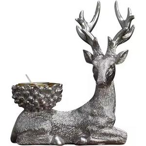 Contemporary Metal Candle <b>Stand</b> Elegant Handcrafted Tabletop Accent for Living Room Bedroom Home Decoration - Product Image 2