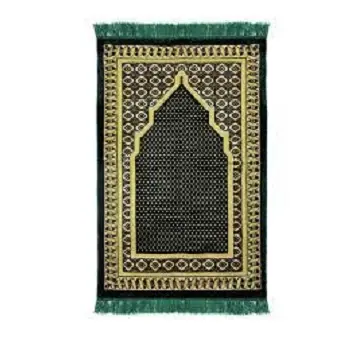 Muslim carpets For Praying 100% polyester flannel velour prayer rug Muslim prayer mat with high standard and quality