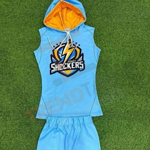 Maillots de football 7 contre 7 à capuche, compression, uniformes d'équipe personnalisés avec drapeau, respirants, légers, anti-humidité - Product Image 3