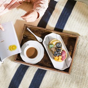 Bandeja de Madera para Exhibición de Vajilla, Nueva Llegada, Estilo de Bandeja de Madera, Bandeja de Madera Resistente, Ideal para Cafeterías, Hoteles y Hogar - Product Image 3