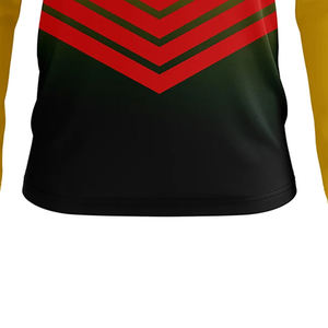 Camiseta de portero de fútbol cómoda Unisex con nombre personalizado Patrón digital de color sólido Top Nuevo logotipo Servicio OEM para hombres y mujeres - Product Image 3