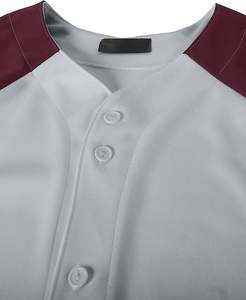 Alta calidad 100% poliéster ropa deportiva juvenil sublimación personalizada béisbol Softball Jersey conjunto botón completo transpirable de talla grande - Product Image 3