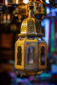 BEST Selling Quality Golden Coloured <b>Moroccan</b> Lantern For Home And Garden <b>Decor</b> Hanging Lantern For Wedding and Festival <b>Decor</b> - Product Image 4