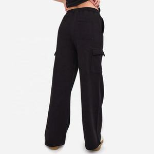 Pantalon cargo pour femme de haute qualité, ample, respirant, personnalisé, utilitaire, avec poche, pantalon surdimensionné, pantalon évasé - Product Image 4