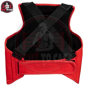 Protection Thoracique en PVC pour la Boxe, le MMA et le Kickboxing, de Haute Qualité, Durable, Nouvelle Arrivée, Prix Raisonnable, Personnalisable, Noir et Rouge - Product Image 4