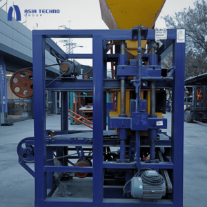 Máquina de fabricación de ladrillos de pavimentación hueca de enclavamiento de Motor de molde PLC de maquinaria de construcción de uso doméstico automático para hormigón, para uso en el hogar - Product Image 5