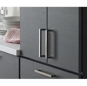 Tirador de barra central de gabinete de cajón de metal elegante para el hogar cocina muebles de oficina hardware puerta cajón armario manija - Product Image 2