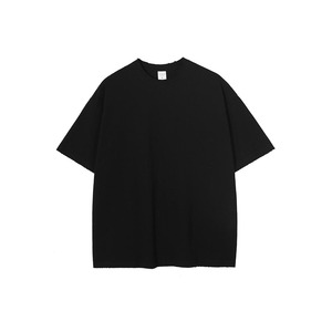 เสื้อยืดผ้าฝ้ายทรงบ็อกซี่ฟิตเนสของผู้ชายเสื้อโอเวอร์ไซส์โอเวอร์ไซส์ผ้าคอตตอน100% สำหรับผู้ชาย - Product Image 4