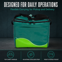 Sac isotherme personnalisé OEM pour la livraison de repas, sac fourre-tout thermique imperméable pour la restauration et les flottes de coursiers