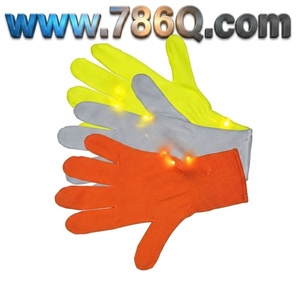 Sin forro de punto elástico guante 776-blanco 876-976 amarillo-naranja táctico de punto de invierno de punto guantes de la mano - Product Image 1