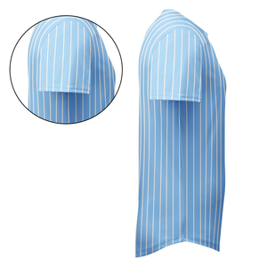 Camiseta de béisbol personalizada con botones 100% poliéster gran oferta mejor diseño camisa de béisbol de buena calidad en blanco personalizada - Product Image 5